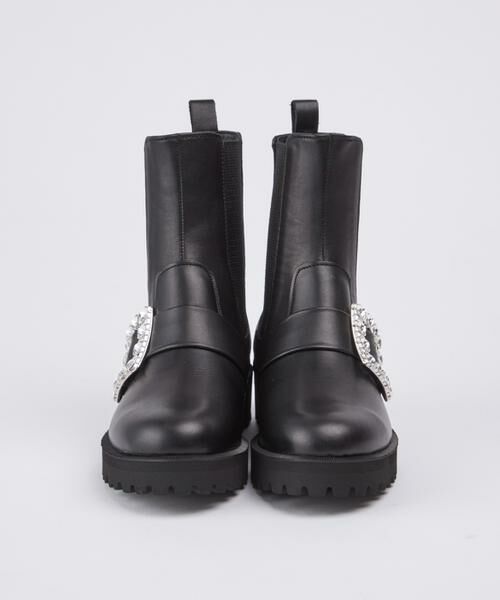 Maglie le cassetto / マーリエ ル カセット ブーツ(ショート丈) | ビジューサイドゴアブーツ | 詳細2