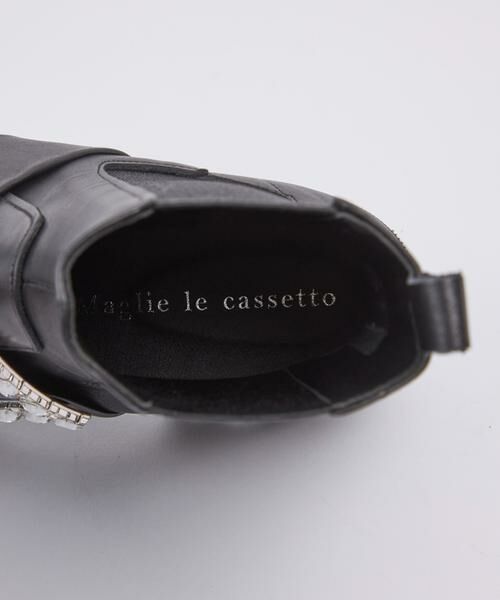 Maglie le cassetto / マーリエ ル カセット ブーツ(ショート丈) | ビジューサイドゴアブーツ | 詳細7