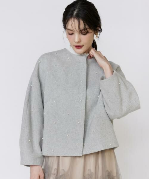 Maglie le cassetto / マーリエ ル カセット その他アウター | パールショートコート | 詳細1