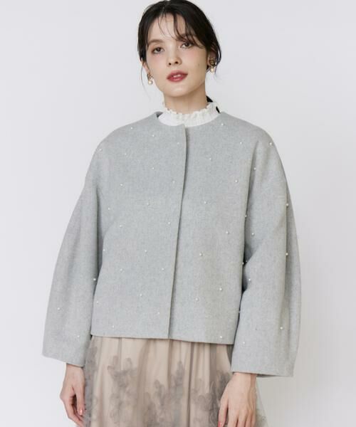 Maglie le cassetto / マーリエ ル カセット その他アウター | パールショートコート | 詳細11