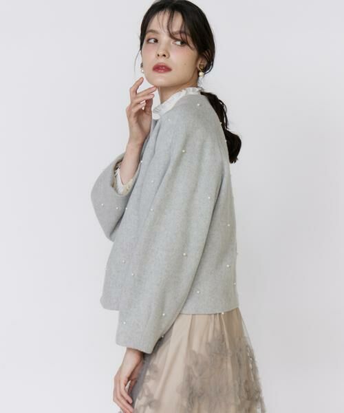 Maglie le cassetto / マーリエ ル カセット その他アウター | パールショートコート | 詳細12