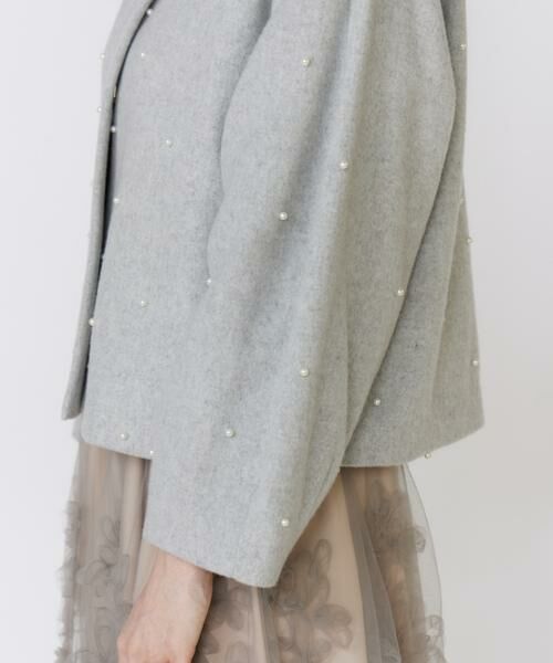 Maglie le cassetto / マーリエ ル カセット その他アウター | パールショートコート | 詳細15