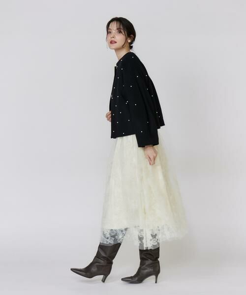 Maglie le cassetto / マーリエ ル カセット その他アウター | 《大きいサイズ》パールショートコート | 詳細10