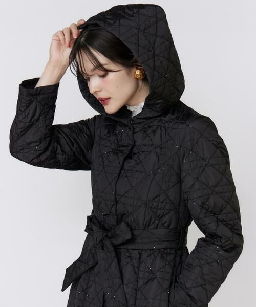 Maglie le cassetto / マーリエ ル カセット その他アウター | 《フランドル45周年限定コレクション》幾何学キルティングフーディコート《M Maglie le cassetto》 | 詳細14