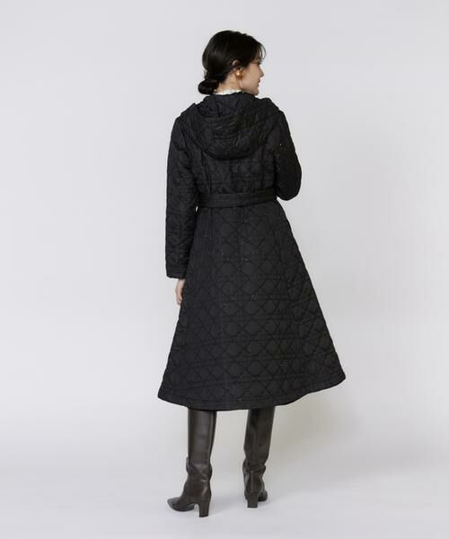 Maglie le cassetto / マーリエ ル カセット その他アウター | 《フランドル45周年限定コレクション》幾何学キルティングフーディコート《M Maglie le cassetto》 | 詳細5