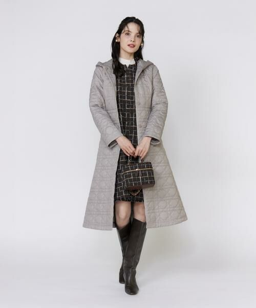Maglie le cassetto / マーリエ ル カセット その他アウター | 《フランドル45周年限定コレクション》幾何学キルティングフーディコート《M Maglie le cassetto》 | 詳細6