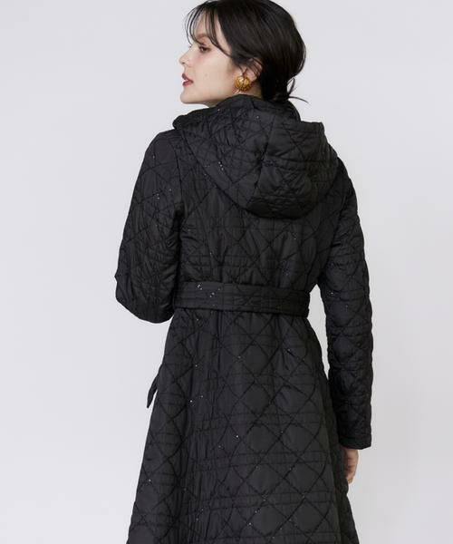 Maglie le cassetto / マーリエ ル カセット その他アウター | 《フランドル45周年限定コレクション》《大きいサイズ》幾何学キルティングフーディコート《M Maglie le cassetto》 | 詳細12