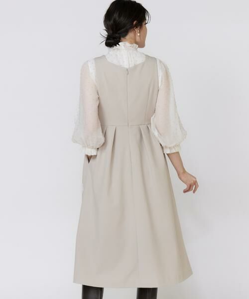 Maglie le cassetto / マーリエ ル カセット ミニ丈・ひざ丈ワンピース | 《フランドル45周年限定コレクション》フラワーモチーフワンピース《M Maglie le cassetto》 | 詳細14