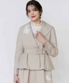 Maglie le cassetto / マーリエ ル カセット その他アウター | 《フランドル45周年限定コレクション》フラワーモチーフジャケット《M Maglie le cassetto》