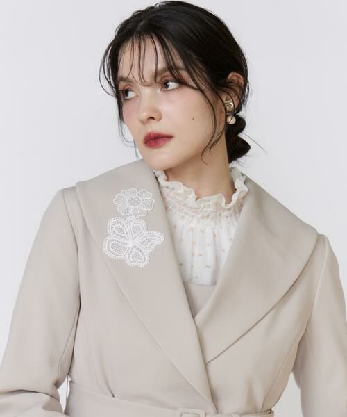 Maglie le cassetto / マーリエ ル カセット その他アウター | 《フランドル45周年限定コレクション》フラワーモチーフジャケット《M Maglie le cassetto》 | 詳細12