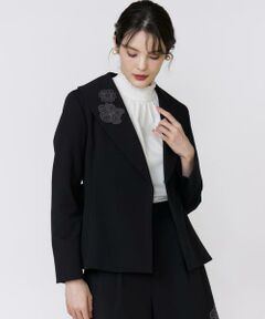 Maglie le cassetto / マーリエ ル カセット その他アウター | 《大きいサイズ》《フランドル45周年限定コレクション》フラワーモチーフジャケット《M Maglie le cassetto》