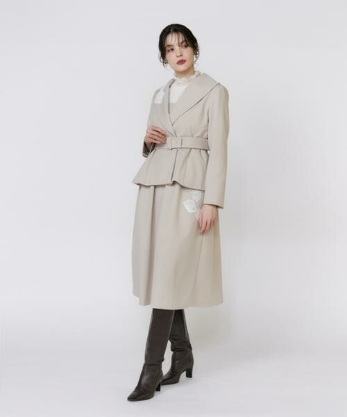 Maglie le cassetto / マーリエ ル カセット その他アウター | 《大きいサイズ》《フランドル45周年限定コレクション》フラワーモチーフジャケット《M Maglie le cassetto》 | 詳細2