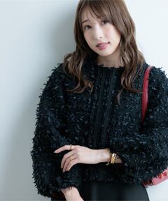 Maglie le cassetto / マーリエ ル カセット ブルゾン | 《M Maglie le cassetto×冨張愛》ツイードで魅せるこなれブルゾン