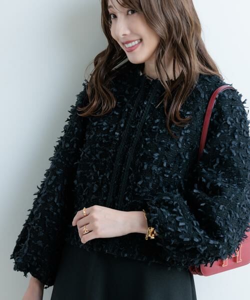 Maglie le cassetto / マーリエ ル カセット ブルゾン | 《M Maglie le cassetto×冨張愛》ツイードで魅せるこなれブルゾン | 詳細10