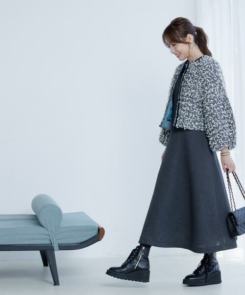 Maglie le cassetto / マーリエ ル カセット ブルゾン | 《M Maglie le cassetto×冨張愛》ツイードで魅せるこなれブルゾン | 詳細12