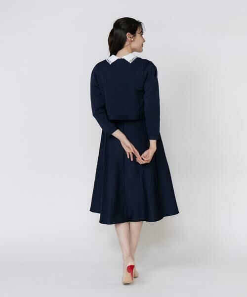 Maglie le cassetto / マーリエ ル カセット ミニ丈・ひざ丈ワンピース | 《M Maglie le cassetto》レース衿ニットワンピース | 詳細6