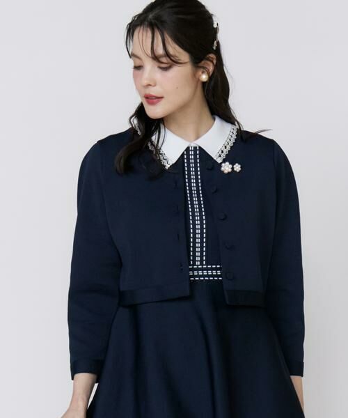 Maglie le cassetto/マーリエ ル カセット 《M Maglie le cassetto》くるみ釦ニットカーディガン ネイビー 09