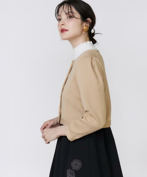 Maglie le cassetto / マーリエ ル カセット カーディガン・ボレロ | 《大きいサイズ》くるみ釦ニットカーディガン《M Maglie le cassetto》 | 詳細11