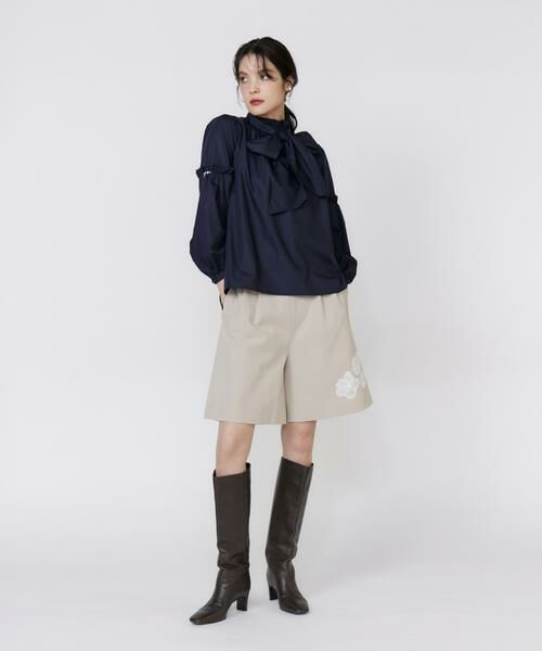 Maglie le cassetto / マーリエ ル カセット シャツ・ブラウス | 袖ビジューボウタイブラウス | 詳細10