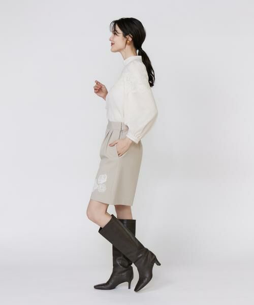 Maglie le cassetto / マーリエ ル カセット シャツ・ブラウス | 《M Maglie le cassetto》シアーレースブラウス | 詳細3