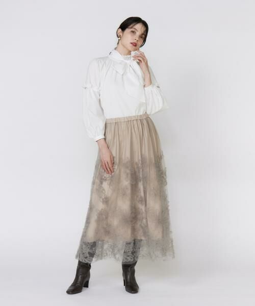 Maglie le cassetto / マーリエ ル カセット シャツ・ブラウス | 《大きいサイズ》袖ビジューボウタイブラウス | 詳細2