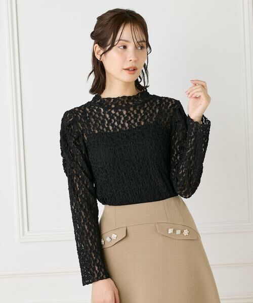 Maglie le cassetto / マーリエ ル カセット カットソー | シュリンクレースカットソー | 詳細13