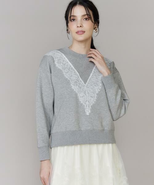 Maglie le cassetto / マーリエ ル カセット スウェット | レースダンボールプルオーバー | 詳細13