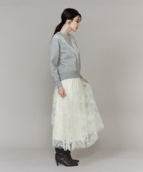 Maglie le cassetto / マーリエ ル カセット スウェット | レースダンボールプルオーバー | 詳細4