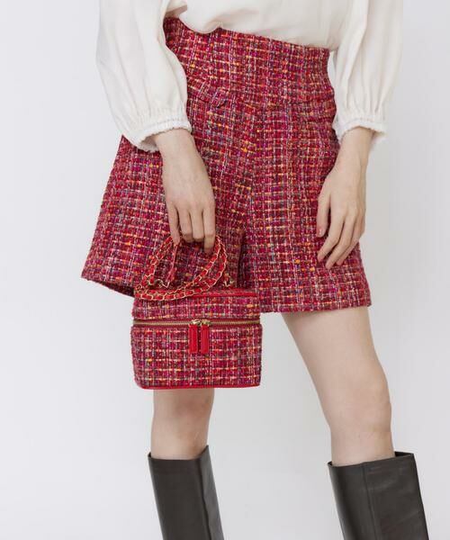 Maglie le cassetto / マーリエ ル カセット ハンドバッグ | 《M Maglie le cassetto》CAMPOREツイードバニティバッグ | 詳細15