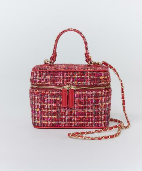 Maglie le cassetto / マーリエ ル カセット ハンドバッグ | 《M Maglie le cassetto》CAMPOREツイードバニティバッグ | 詳細2