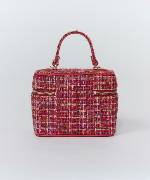 Maglie le cassetto / マーリエ ル カセット ハンドバッグ | 《M Maglie le cassetto》CAMPOREツイードバニティバッグ | 詳細5