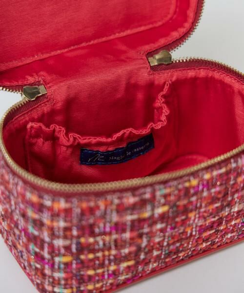 Maglie le cassetto / マーリエ ル カセット ハンドバッグ | 《M Maglie le cassetto》CAMPOREツイードバニティバッグ | 詳細8