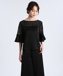 Maglie le cassetto / マーリエ ル カセット シャツ・ブラウス | 《M Maglie le cassetto》レースドッキングブラウス