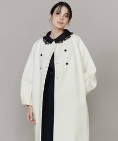 Maglie le cassetto / マーリエ ル カセット その他アウター | ダブル釦袖ボリュームコート