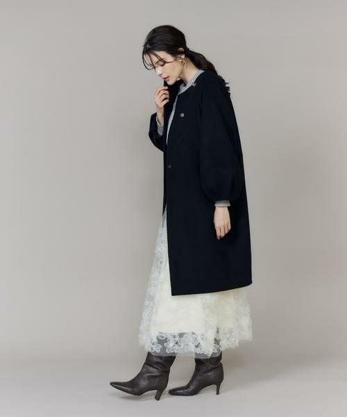Maglie le cassetto / マーリエ ル カセット その他アウター | ダブル釦袖ボリュームコート | 詳細13