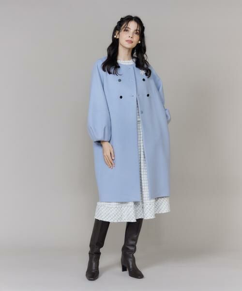 Maglie le cassetto / マーリエ ル カセット その他アウター | 《大きいサイズ》ダブル釦袖ボリュームコート | 詳細2