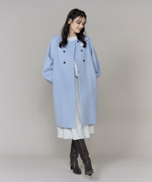 Maglie le cassetto / マーリエ ル カセット その他アウター | 《大きいサイズ》ダブル釦袖ボリュームコート | 詳細3