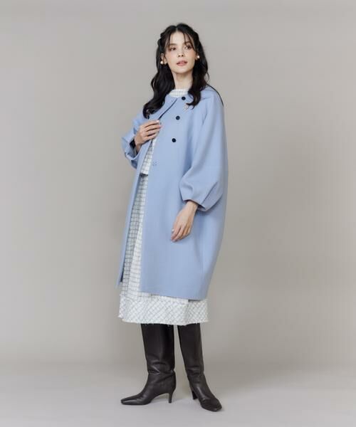 Maglie le cassetto / マーリエ ル カセット その他アウター | 《大きいサイズ》ダブル釦袖ボリュームコート | 詳細4