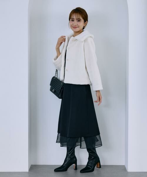 Maglie le cassetto / マーリエ ル カセット ミニ丈・ひざ丈ワンピース | 《曽田茉莉江コラボ》“艶めく”クラシカルワンピース | 詳細11