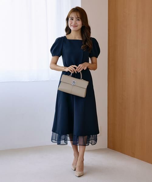 Maglie le cassetto / マーリエ ル カセット ミニ丈・ひざ丈ワンピース | 《曽田茉莉江コラボ》“艶めく”クラシカルワンピース | 詳細2