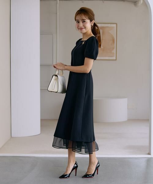 Maglie le cassetto / マーリエ ル カセット ミニ丈・ひざ丈ワンピース | 《曽田茉莉江コラボ》“艶めく”クラシカルワンピース | 詳細8
