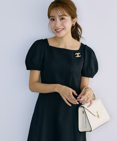 Maglie le cassetto / マーリエ ル カセット ミニ丈・ひざ丈ワンピース | 《曽田茉莉江コラボ》“艶めく”クラシカルワンピース | 詳細9