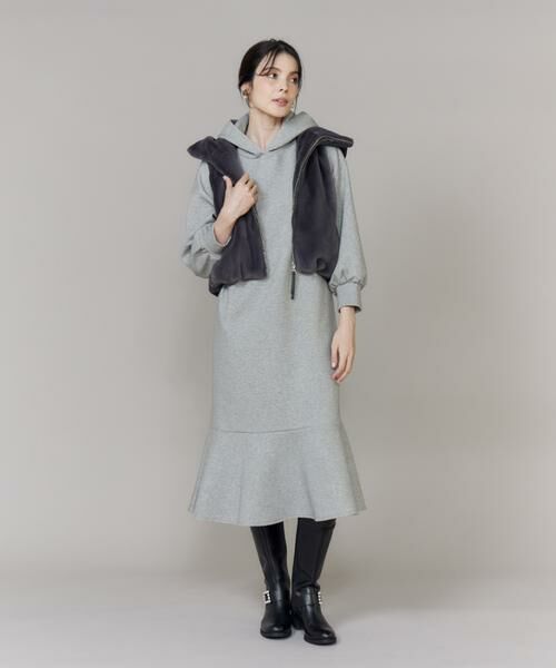 Maglie le cassetto / マーリエ ル カセット ベスト | 《大きいサイズ》ふわふわファーフーディジレ《M Maglie le cassetto》 | 詳細5