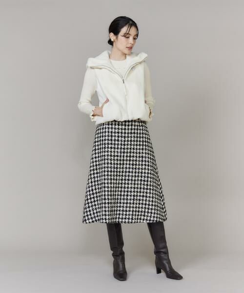 Maglie le cassetto / マーリエ ル カセット ベスト | 《大きいサイズ》ふわふわファーフーディジレ《M Maglie le cassetto》 | 詳細8