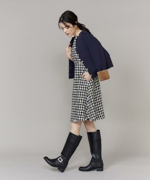 Maglie le cassetto / マーリエ ル カセット ニット・セーター | 《大きいサイズ》ファースリーブニットプルオーバー | 詳細3