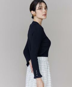 Maglie le cassetto / マーリエ ル カセット ニット・セーター | 《大きいサイズ》ハイネックリブプルオーバー