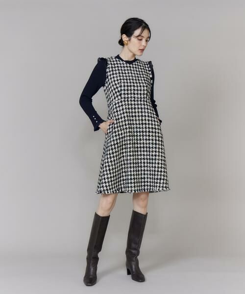 Maglie le cassetto / マーリエ ル カセット ニット・セーター | 《大きいサイズ》ハイネックリブプルオーバー | 詳細10