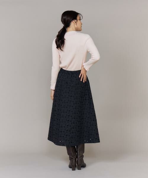 Maglie le cassetto / マーリエ ル カセット ニット・セーター | 《大きいサイズ》ハイネックリブプルオーバー | 詳細5