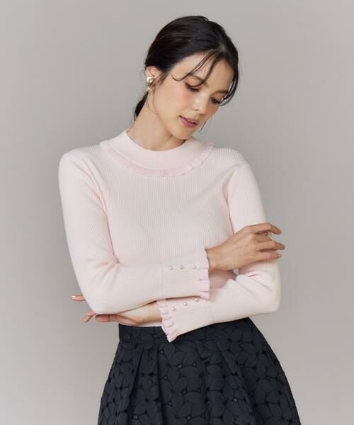 Maglie le cassetto / マーリエ ル カセット ニット・セーター | 《大きいサイズ》ハイネックリブプルオーバー | 詳細13