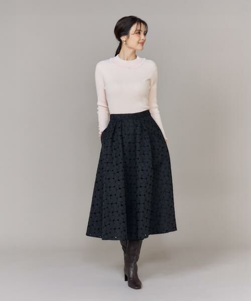 Maglie le cassetto / マーリエ ル カセット ニット・セーター | 《大きいサイズ》ハイネックリブプルオーバー | 詳細14